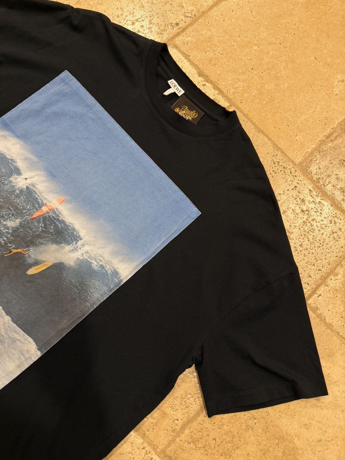 Loewe Loewe Paula’s Ibiza Leroy Grannis Surf Graphic Black T-Shirt Size US S / EU 44-46 / 1 - 6 Thumbnail