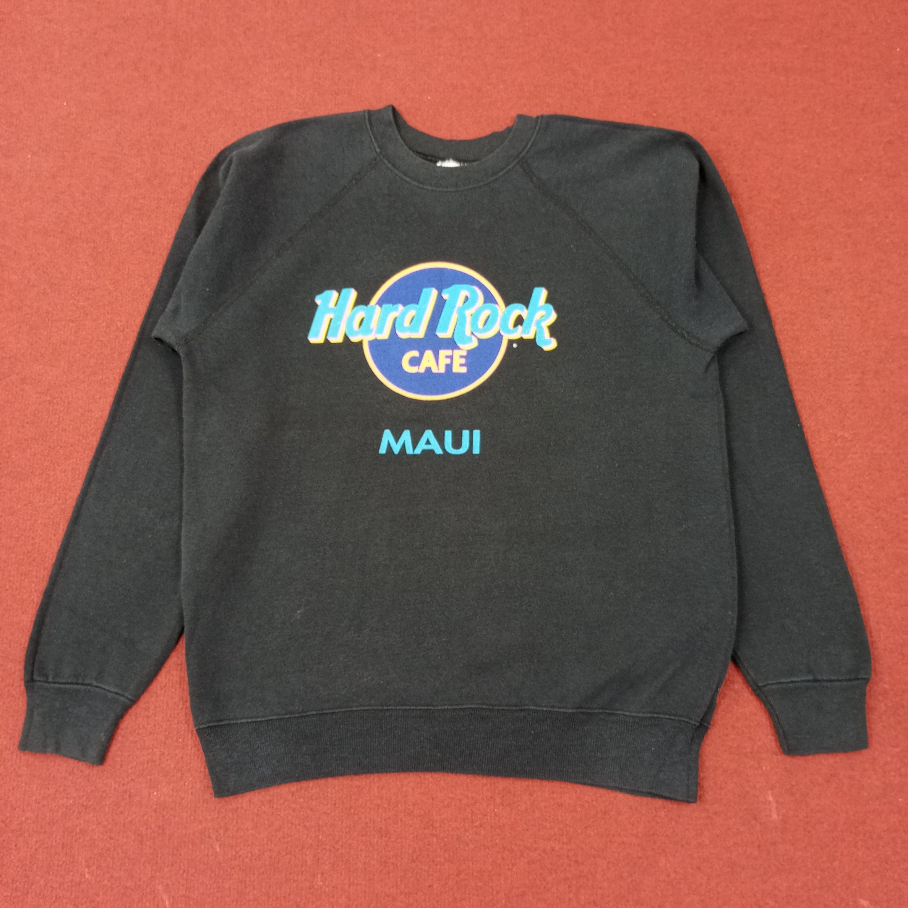 Hanes × Hard Rock Cafe × Vintage Hard Rock Cafe Maui Vintage Sweatshirt c232n2 Size US S / EU 44-46 / 1 - 1 Thumbnail
