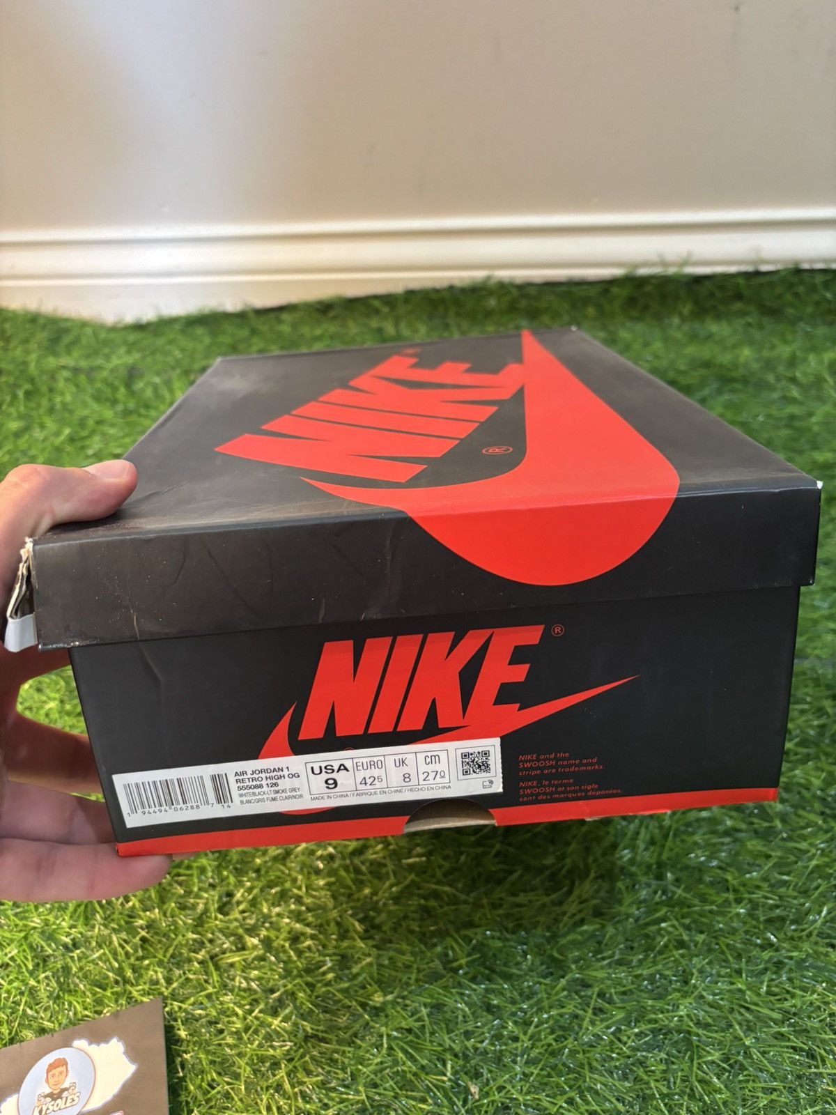 Jordan Brand Jordan 1 high smoke grey Size US 9 / EU 42 - 7 Thumbnail