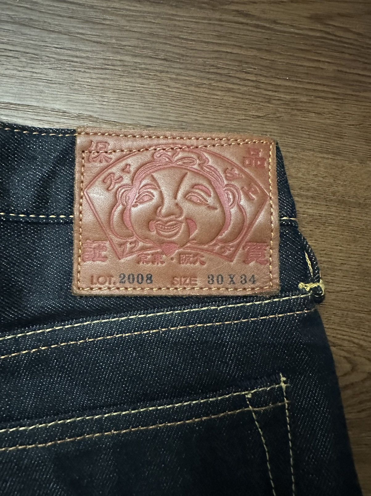 Evisu Evisu “Multi-badge Daicock Embroidery” Jeans Size US 30 / EU 46 - 3 Thumbnail