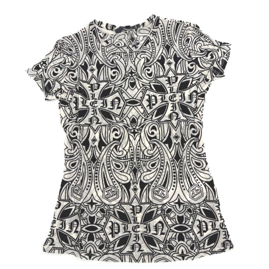 Philipp Plein Philipp Plein Nude Pink Gothic Tulle Sexy Pure Fit T-Shirt M Size M / US 6-8 / IT 42-44 - 6 Thumbnail