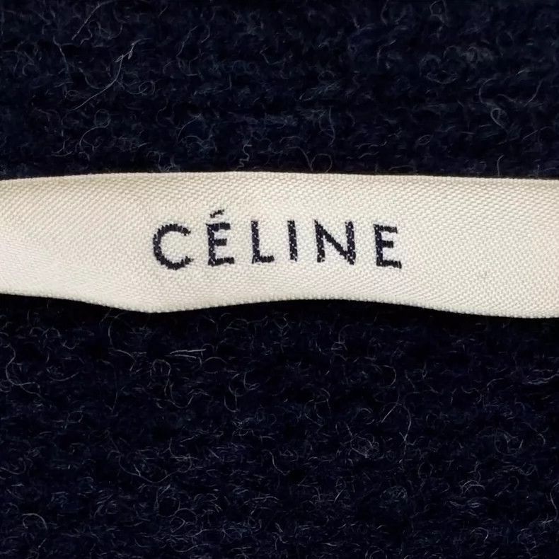 Celine Celine Black Wool VNeck Cardigan Sweater Size S / US 4 / IT 40 - 5 Thumbnail