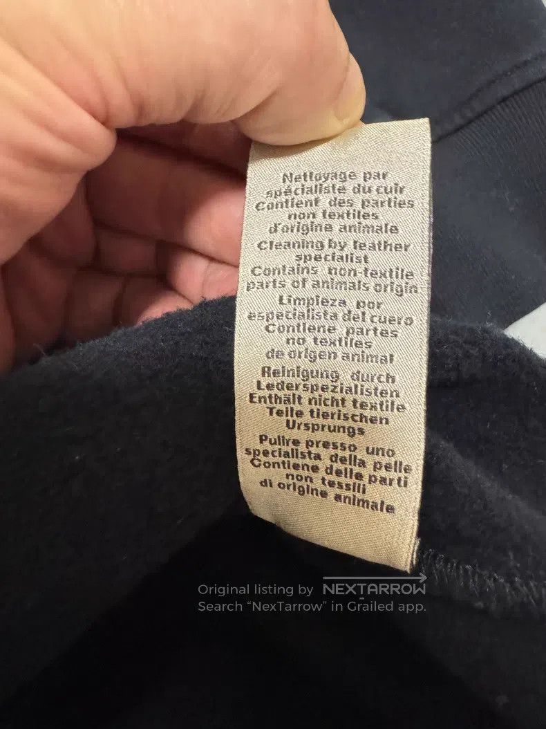 Hermes Hermes Sweatshirt jacket, unisex, leather color block Size M / US 6-8 / IT 42-44 - 9 Thumbnail