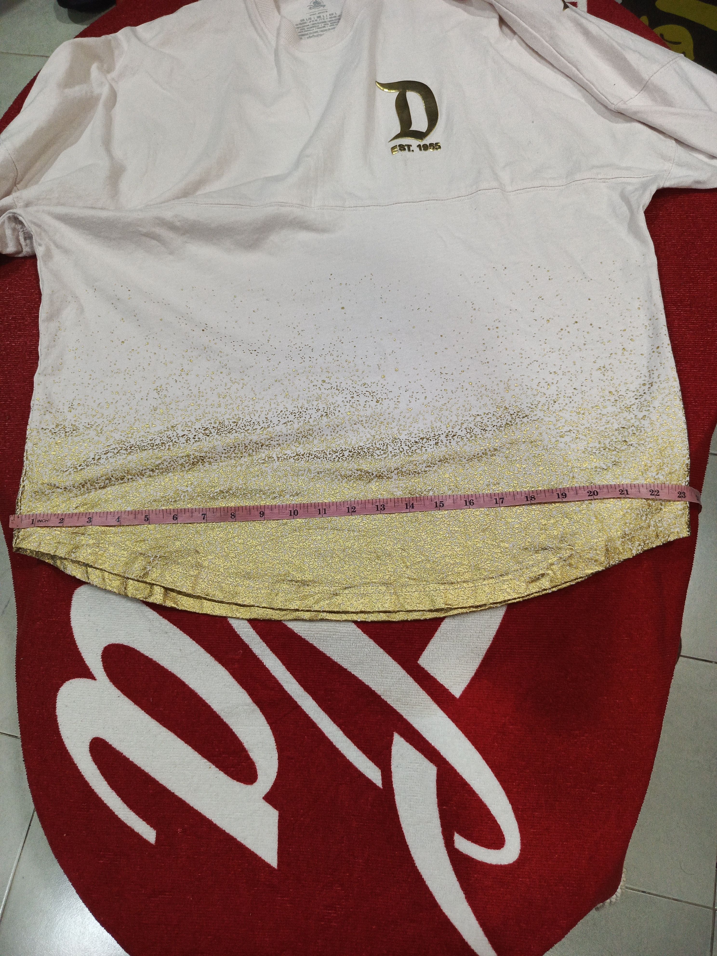 Disney Disneyland Spirit Jersey with a golden logo. Size US L / EU 52-54 / 3 - 12 Thumbnail