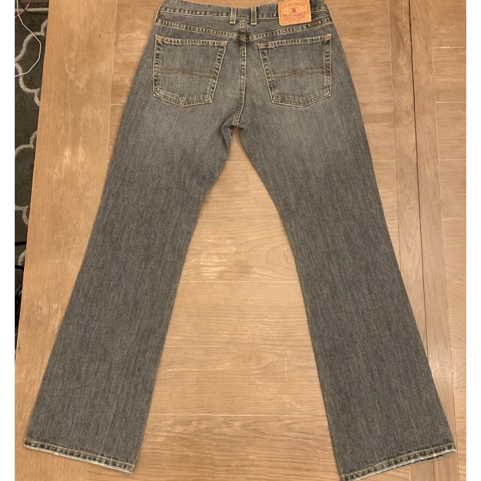J Brand VINTAGE Lucky Brand Straight Jeans 28x31 Blue Relaxed Button Fly USA Mens Size US 28 / EU 44 - 7 Thumbnail