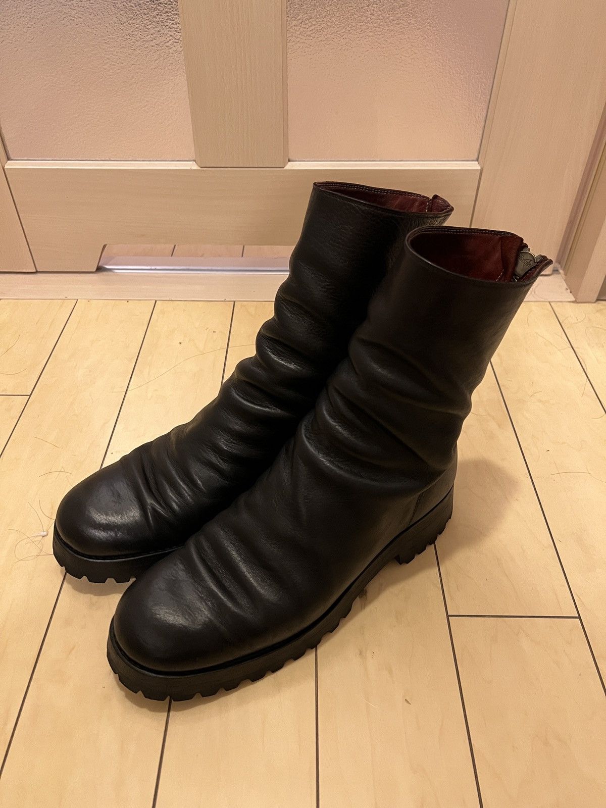 image of Guidi 988 Black 44 Shoes, Men's (Size 11)