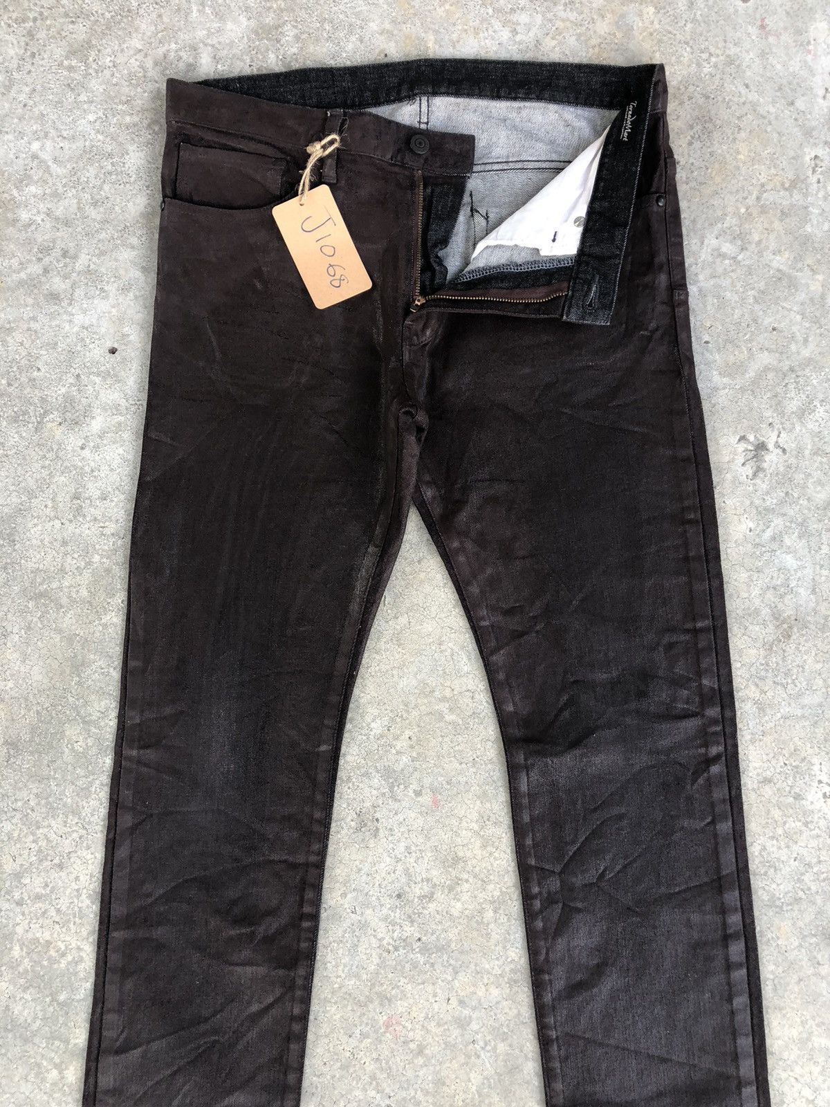 Tornado Mart Tornado Mart Waxed Skinny Jeans Size US 32 / EU 48 - 3 Thumbnail