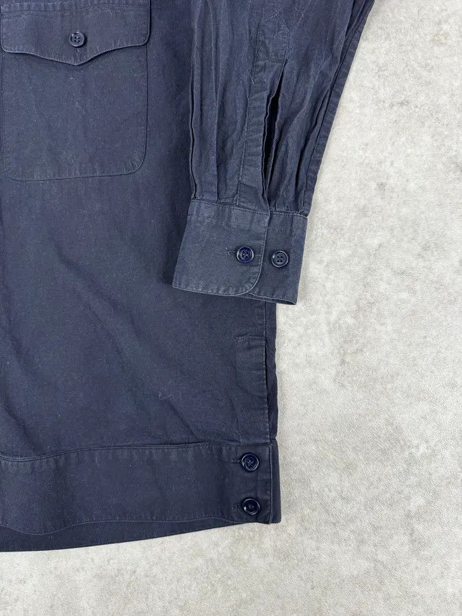 Dries Van Noten Dries Van Noten Navy Tactical Pockets Shirt Size US S / EU 44-46 / 1 - 9 Thumbnail