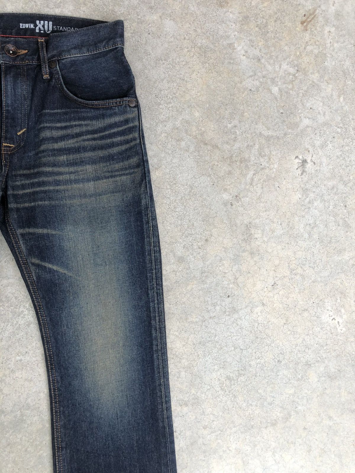 If Six Was Nine Japanese Edwin XU Flared Jeans Distressed Jeans Size US 31 - 5 Thumbnail