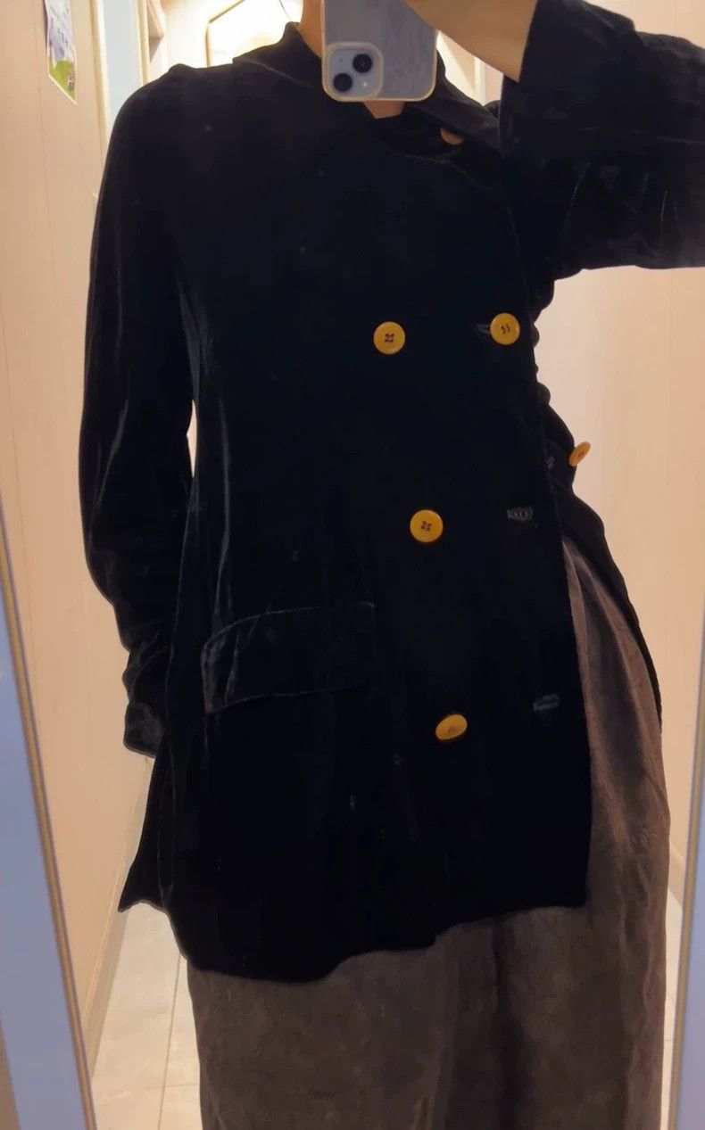 Comme des Garcons Comme des Garcons Twisted irregular velvet coat Size M / US 6-8 / IT 42-44 - 8 Thumbnail