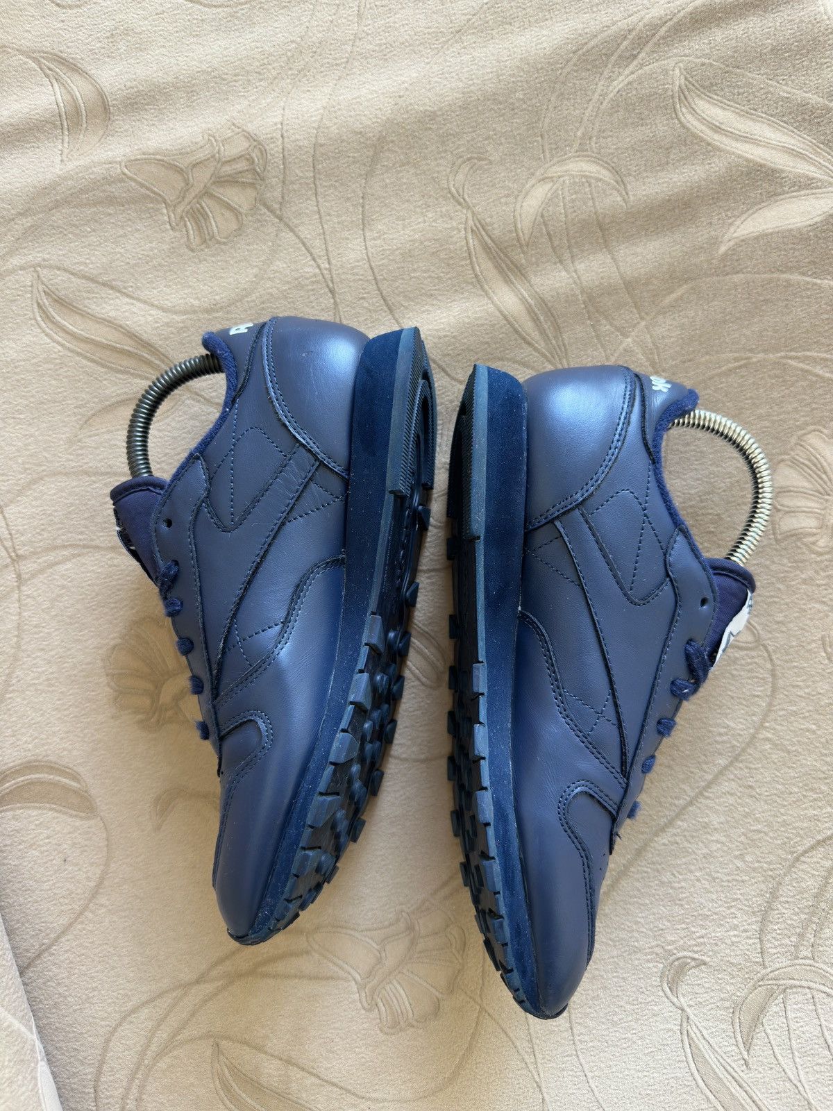 Reebok Reebok Classic Blue Leather Sneakers Size US 5.5 / IT 35.5 - 4 Thumbnail