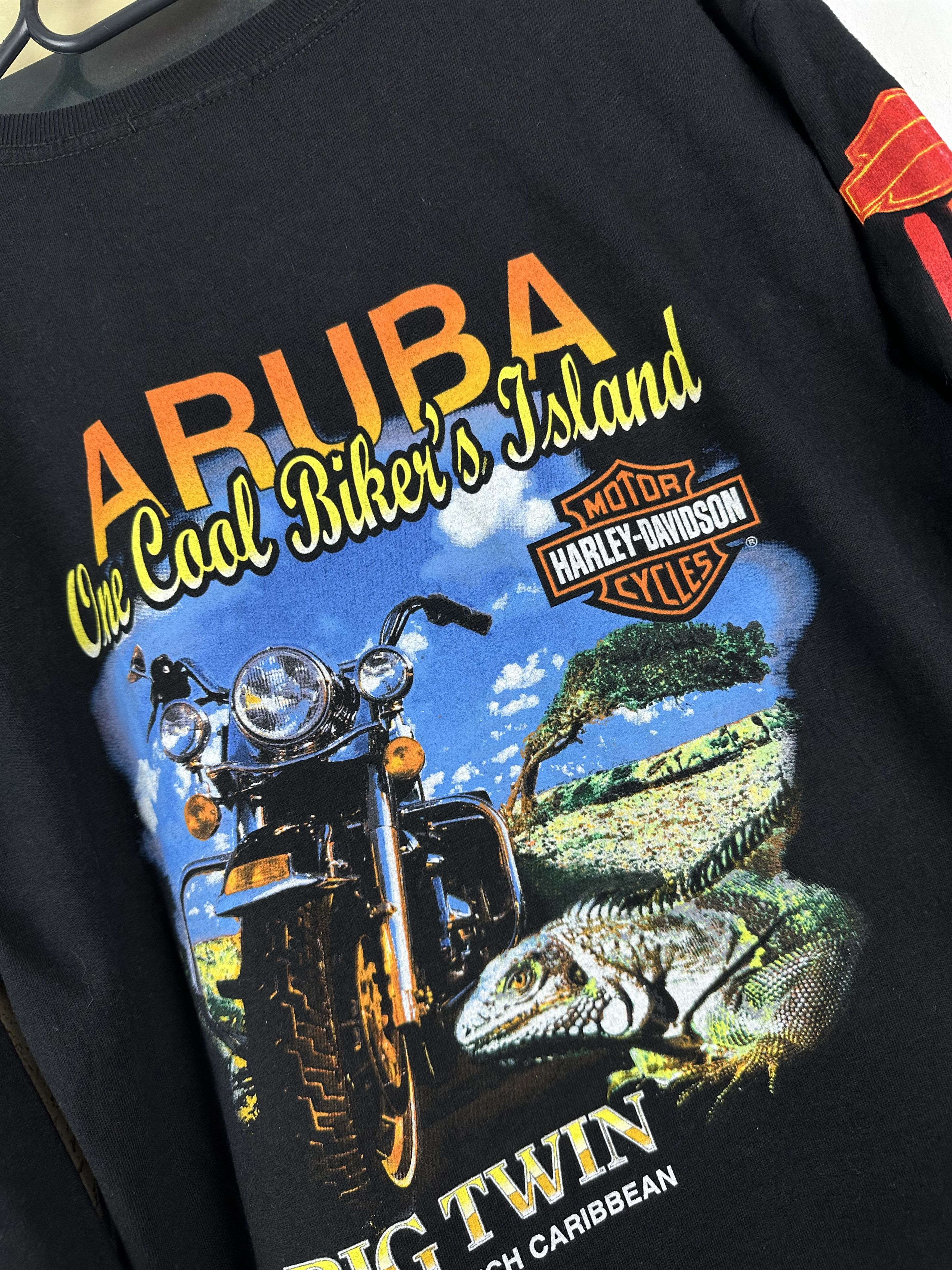 Harley Davidson Vintage Harley Davidson Abura Shirt Eagle Fire Long Sleeve Size M / US 6-8 / IT 42-44 - 12 Thumbnail