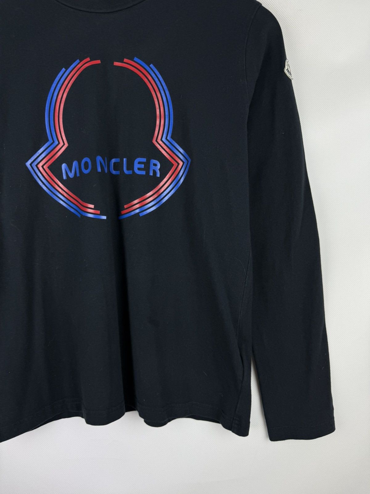 Moncler Moncler Kids Teens Big Logo Long Sleeve T Shirt Size 14A Size US XXS / EU 40 - 6 Thumbnail