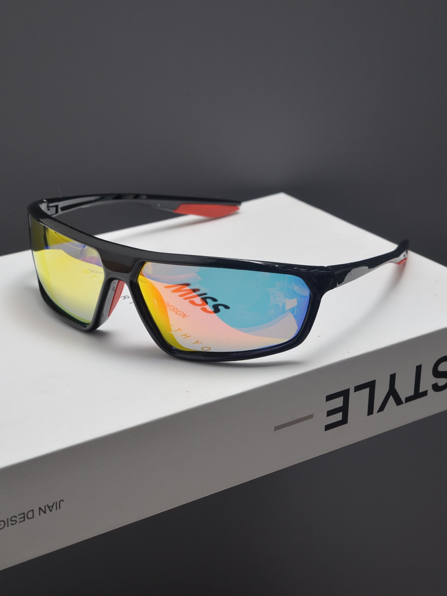 Electric Visual Retro Street ins style custom avant-garde sunglasses Size ONE SIZE - 1 Thumbnail