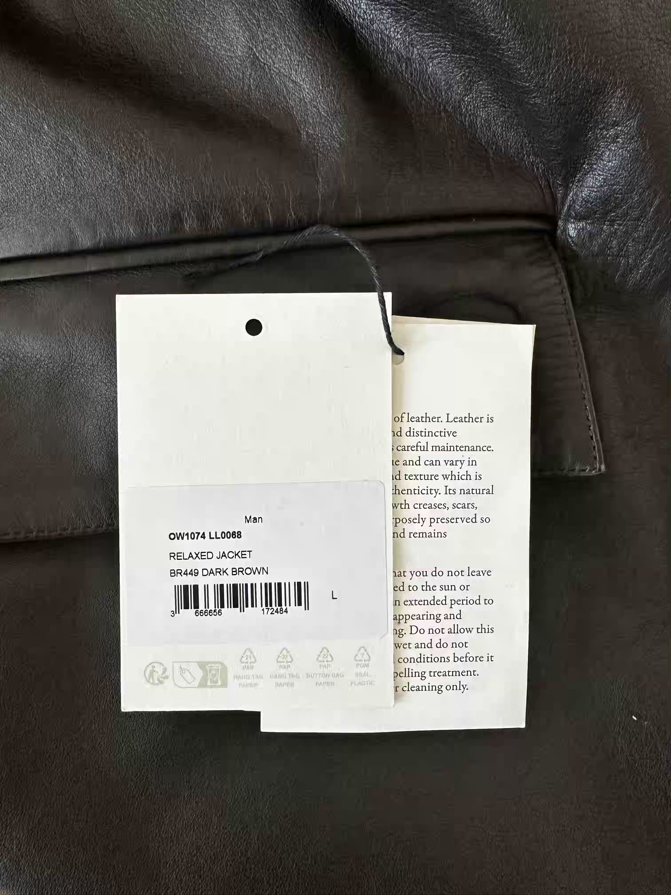 Lemaire Relaxed leather jacket Size US L / EU 52-54 / 3 - 7 Thumbnail
