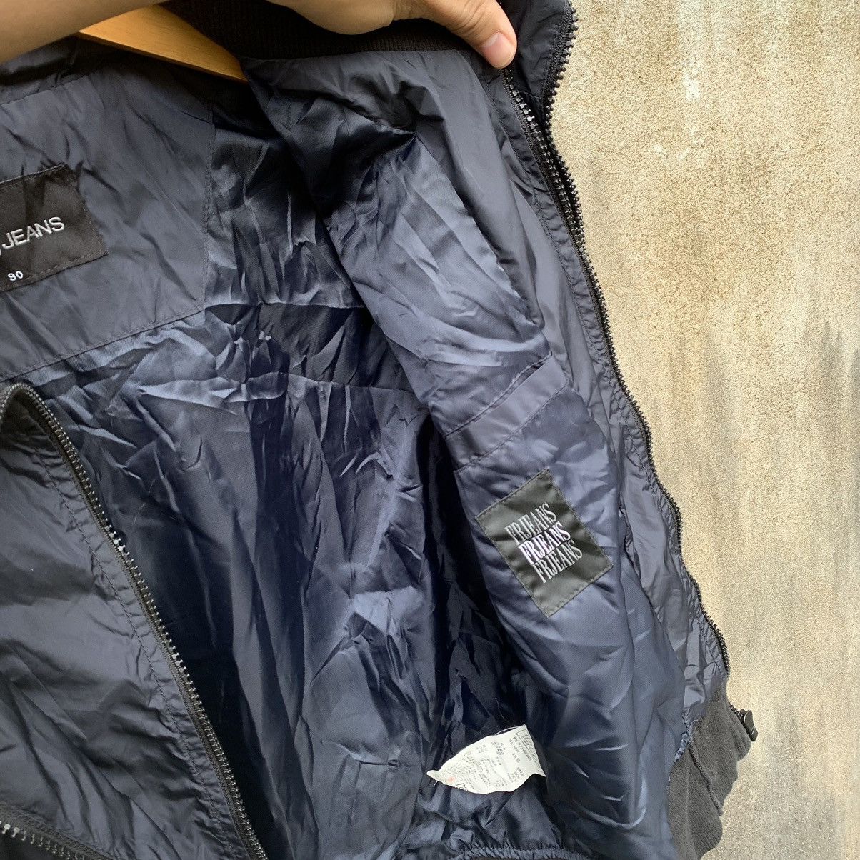 Japanese Brand JAPANESE HOODED ZIP-UP FRJJEANS WINDBREAKER JACKET LGB STYLE Size US S / EU 44-46 / 1 - 9 Thumbnail