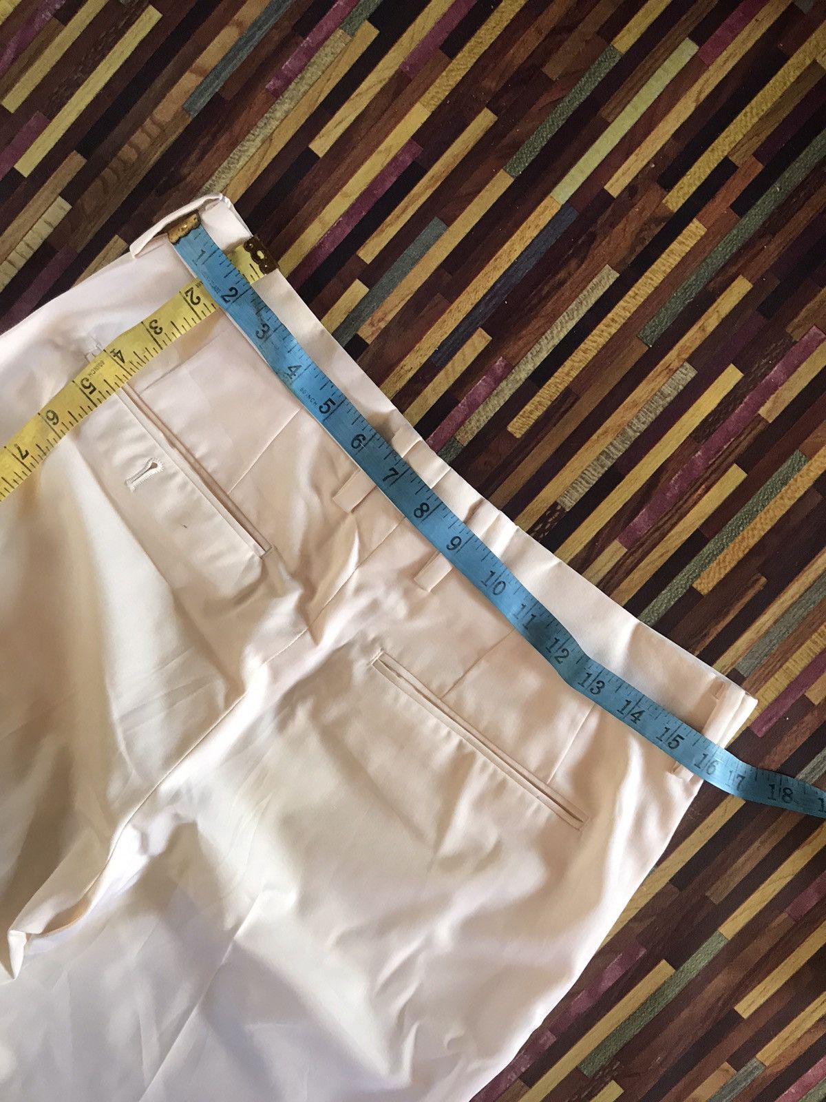 🔥🔥🔥 VTG WACKO MARIA SLACK PANTS handwritten wash tag