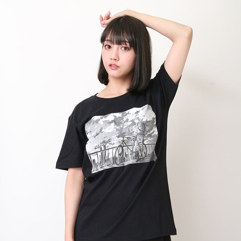Anime Evangelion Radio EVA "The bicycle ASUKA" Tee Size US M / EU 48-50 / 2 - 10 Thumbnail