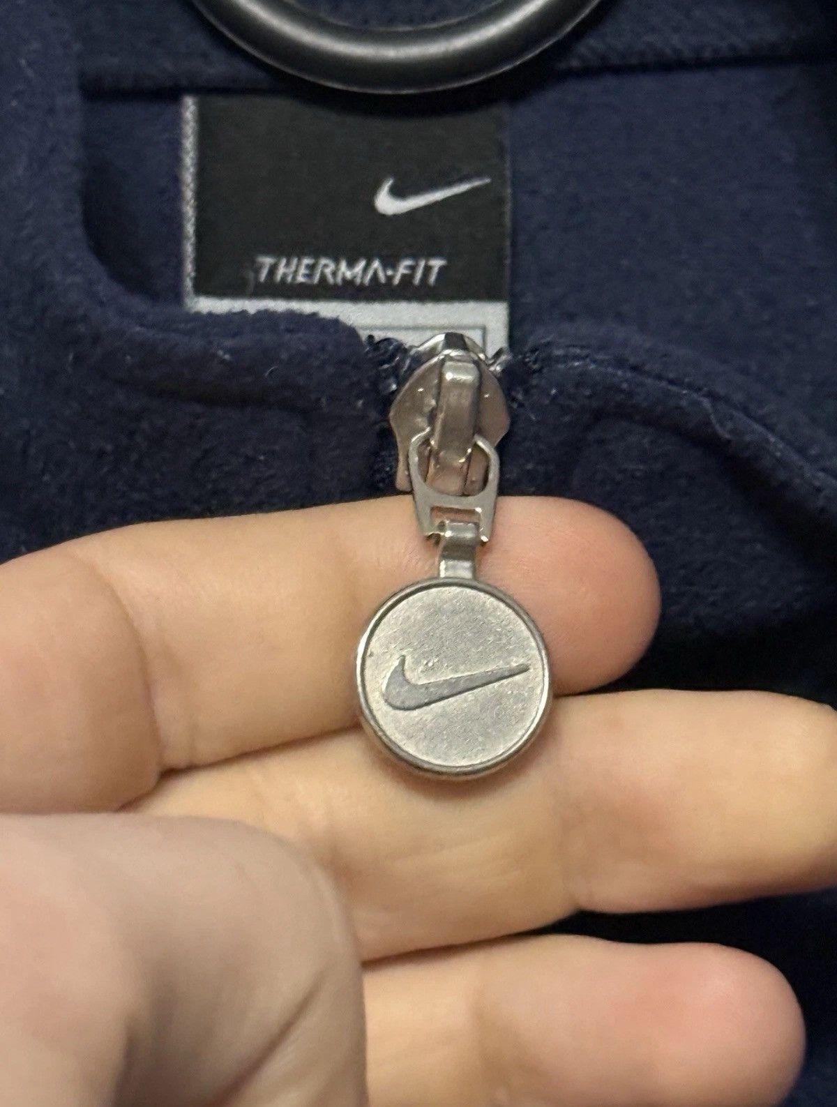 Nike Vintage Nike Fleece Sweatshirt Huge Graphic Print Full Zip Size US S / EU 44-46 / 1 - 3 Thumbnail