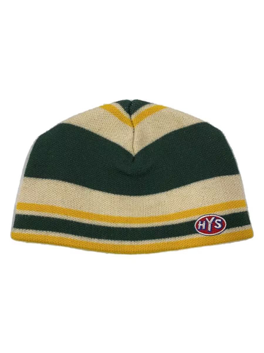 Hysteric Glamour Striped Logo Knit Beanie Size ONE SIZE - 1 Thumbnail