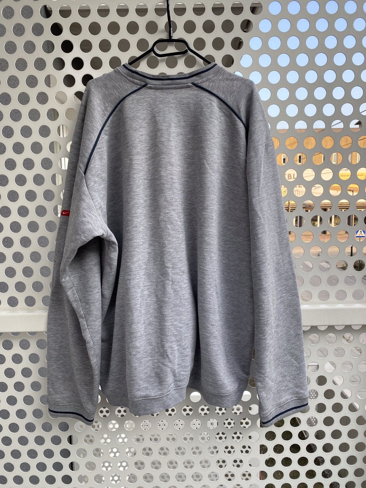 Nike × Vintage Vintage Nike Custom Coog Center Swoosh Oversize Hoodie Y2K Size US XXL / EU 58 / 5 - 4 Thumbnail