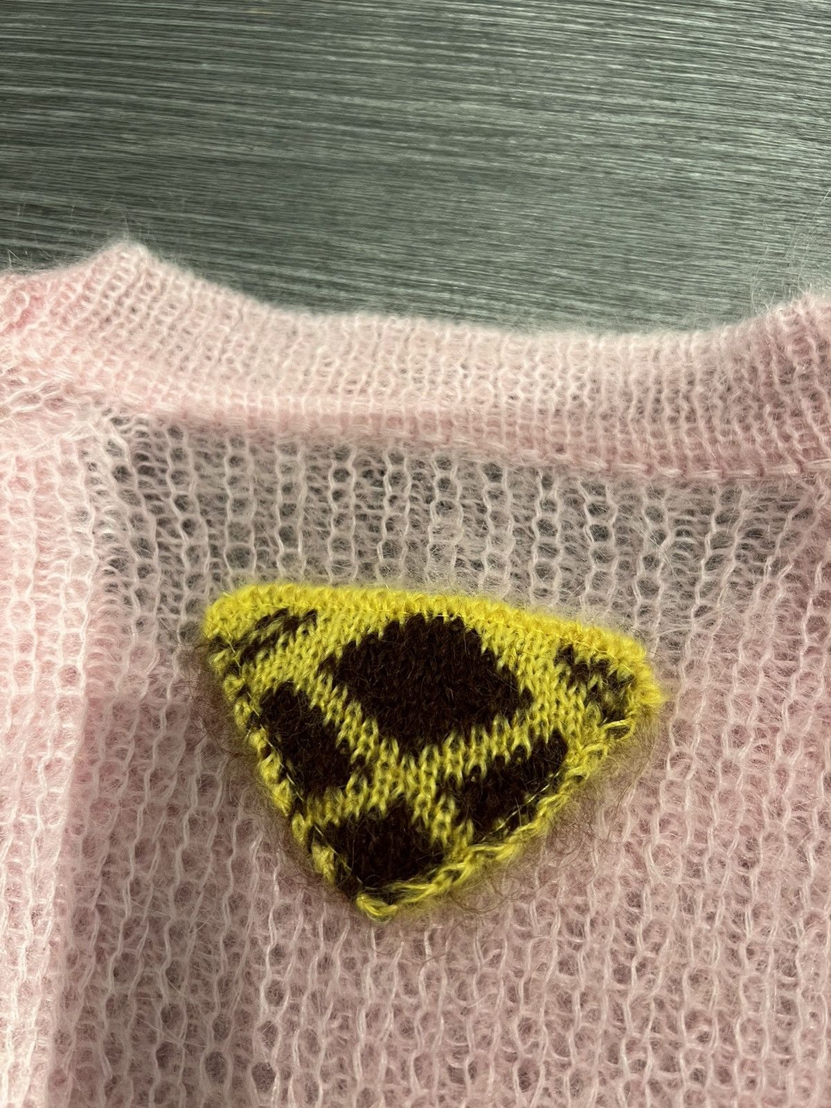 Prada Prada Crew Neck Mohair Blend Pink Sweater Size US M / EU 48-50 / 2 - 17 Thumbnail