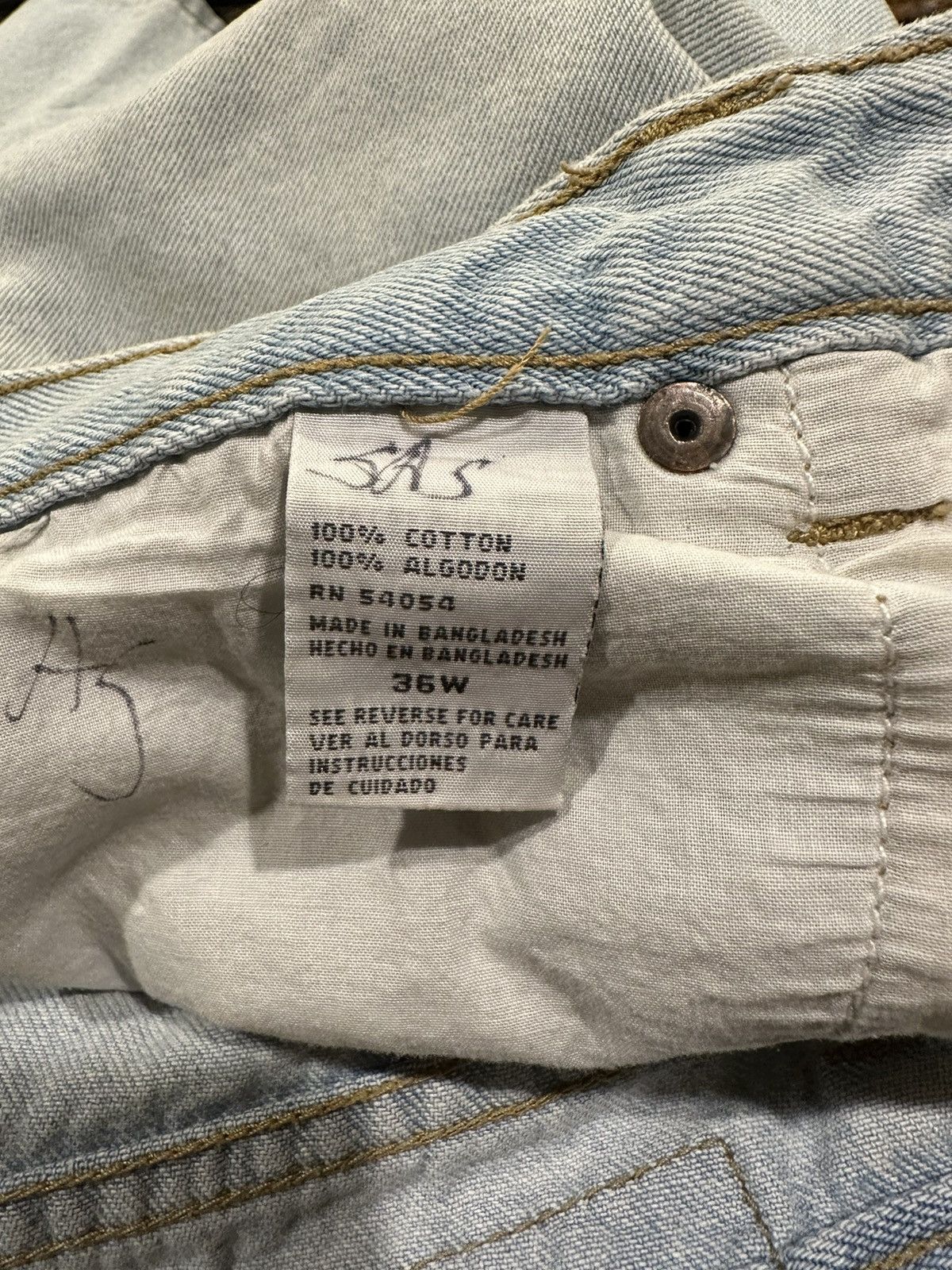 Bugle Boy × Vintage Vintage Bugle Boy Painter Denim Jean Shorts Jorts Size US 36 / EU 52 - 12 Thumbnail