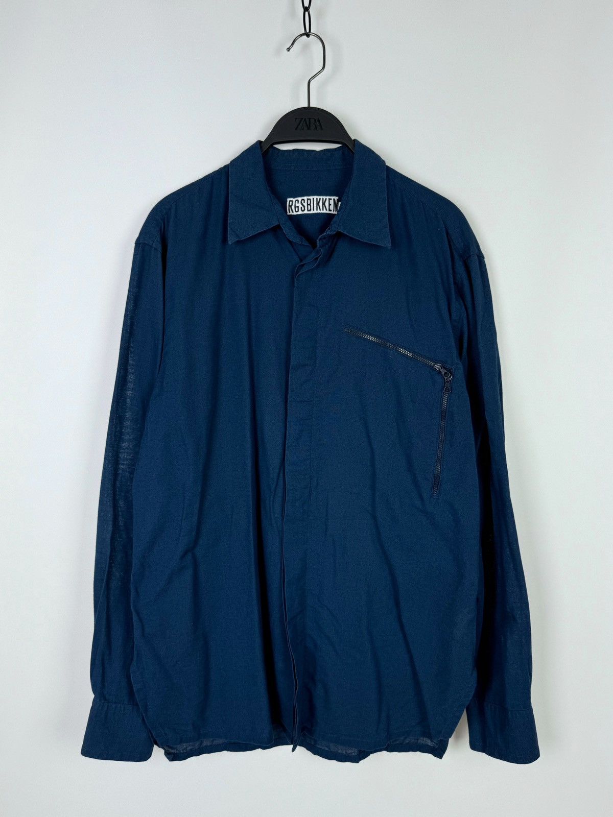 Vintage Dirk Bikkembergs Zip Pocket Rare Buttons Up Shirt