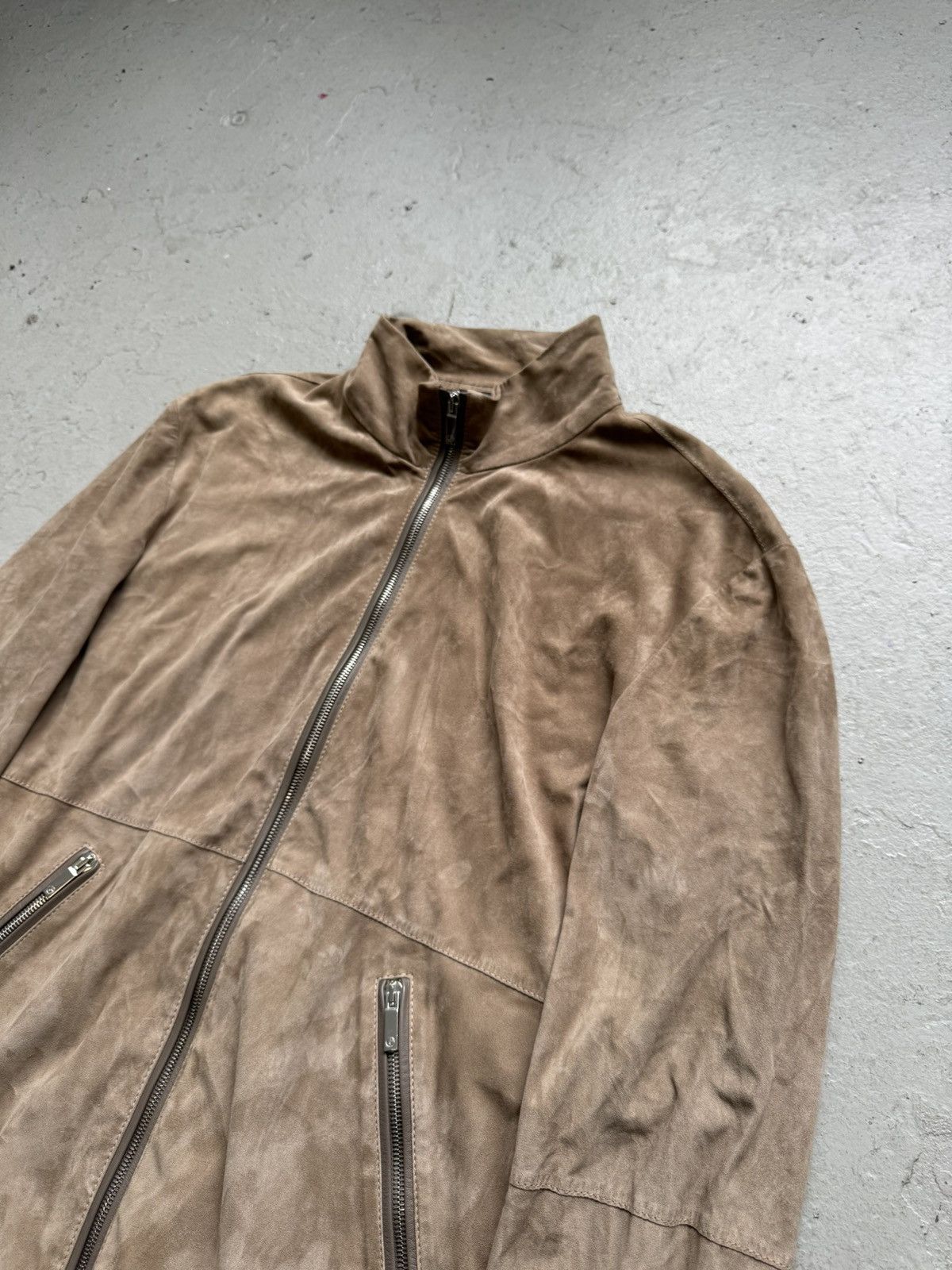 Giorgio Armani Giorgio Armani Goat Leather Blouson Jacket Size US L / EU 52-54 / 3 - 2 Thumbnail