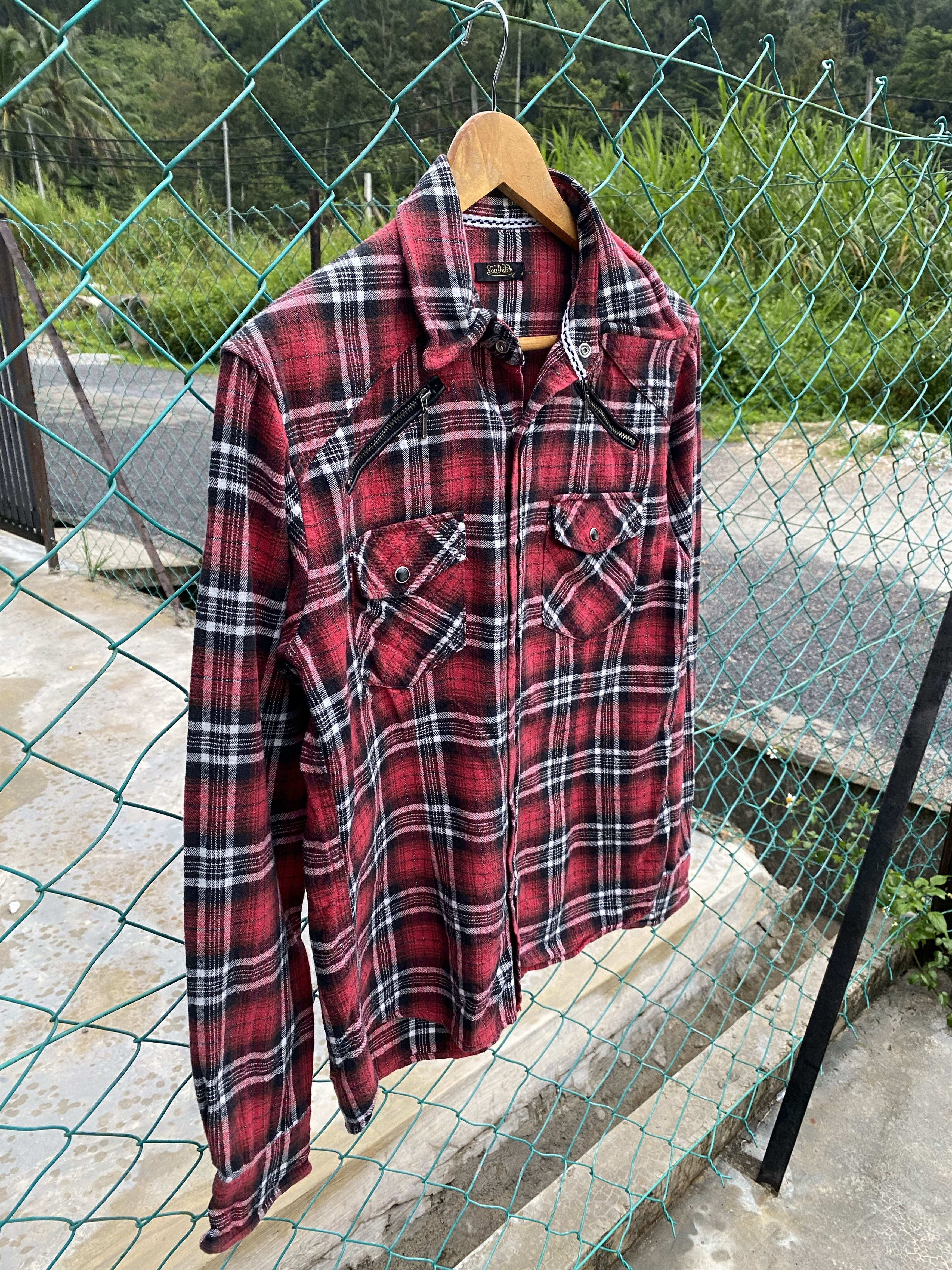 Von Dutch Von Dutch shadow plaid shirt flannel Size M / US 6-8 / IT 42-44 - 4 Thumbnail