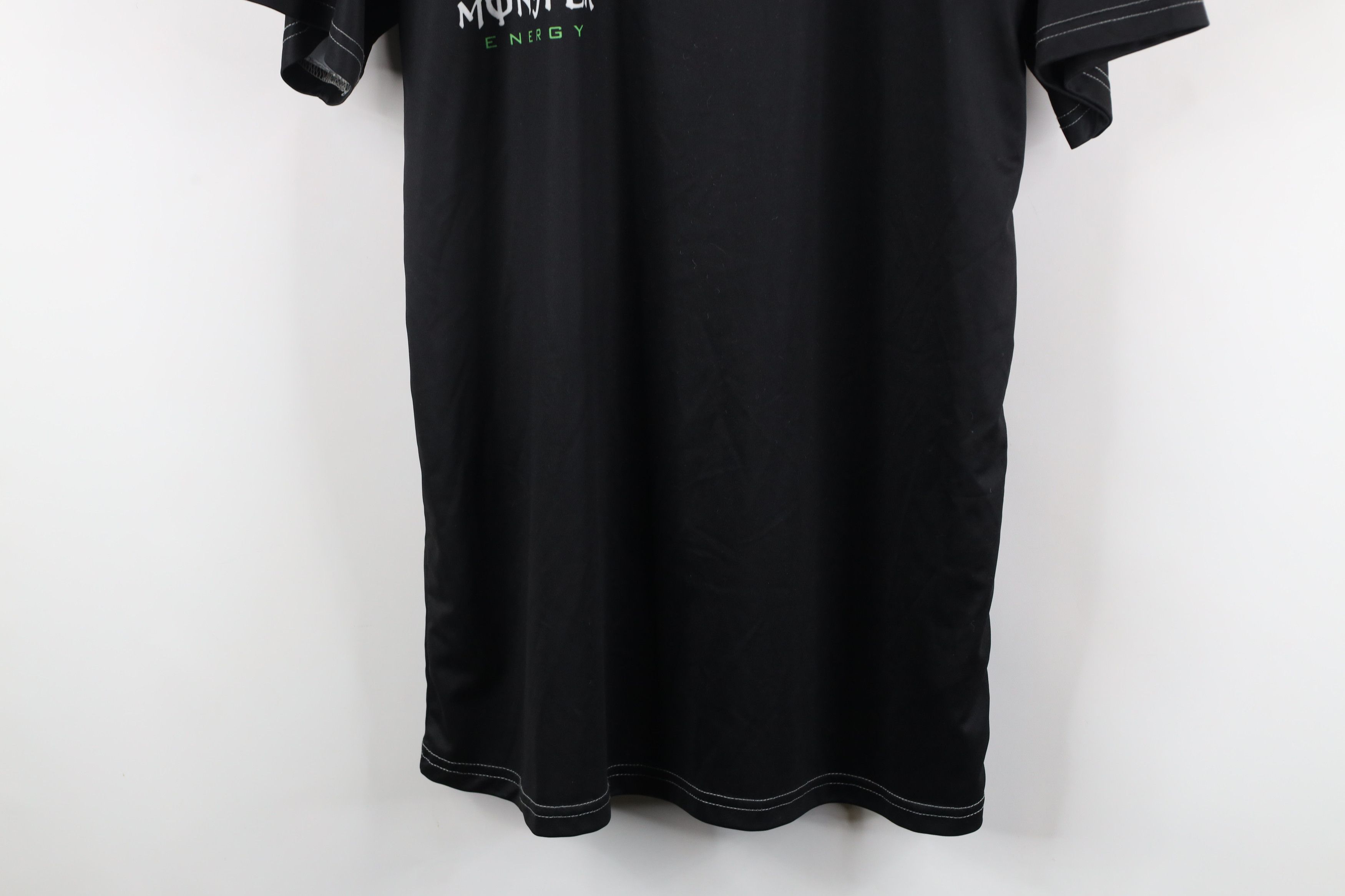 Vintage Monster Energy Drink x Yamaha Factory Racing T-Shirt Black Size US L / EU 52-54 / 3 - 3 Thumbnail