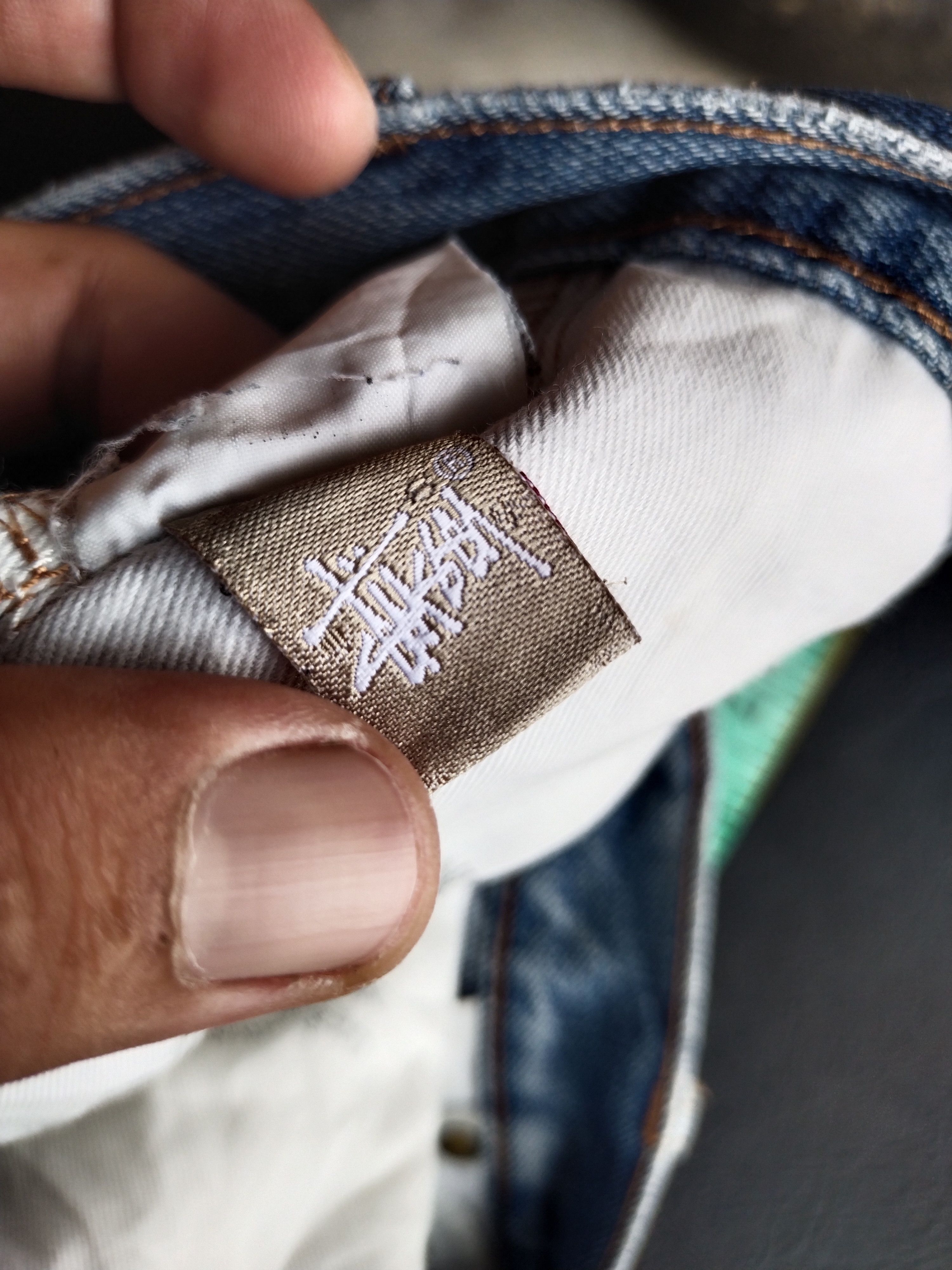 Stussy Vintage Stussy Selvedge Distressed Jeans RARE Punk Size 36" / US 14 / IT 50 - 23 Thumbnail