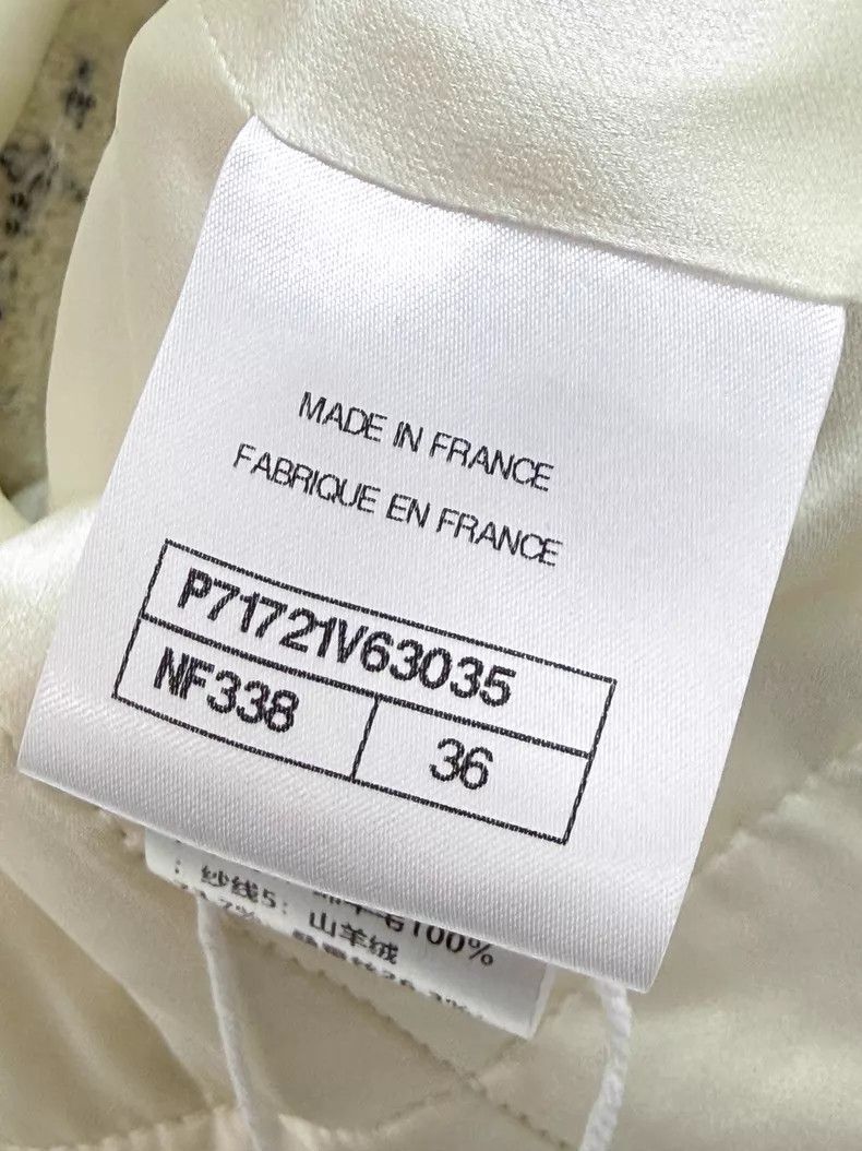 Chanel Chanel Tweed plaid embroidery sequin stitching double-brea Size XS / US 0-2 / IT 36-38 - 6 Thumbnail