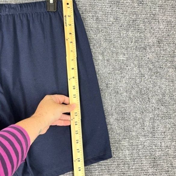 Vintage PatPrimo Shorts Mens L Bermuda Knit Elastic Waist Modern Classic Everyday Casual Mens Blue Bermuda Knit Elastic Waist Modern Classic Everyday Casual Size US 33 - 6 Thumbnail