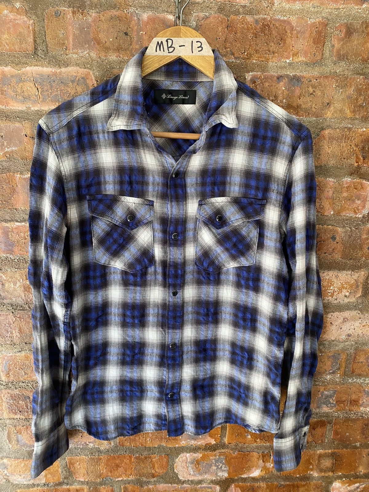 Lounge Lizard 2000s Check Shadow flannel Size US S / EU 44-46 / 1 - 2 Thumbnail