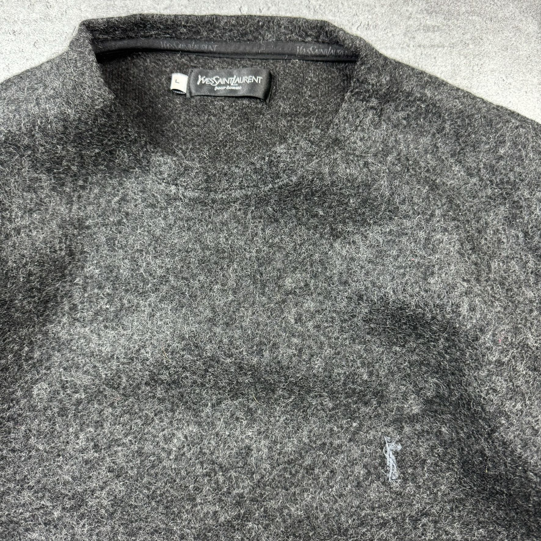 Yves Saint Laurent Vintage woolen YSL sweater Size US L / EU 52-54 / 3 - 3 Thumbnail