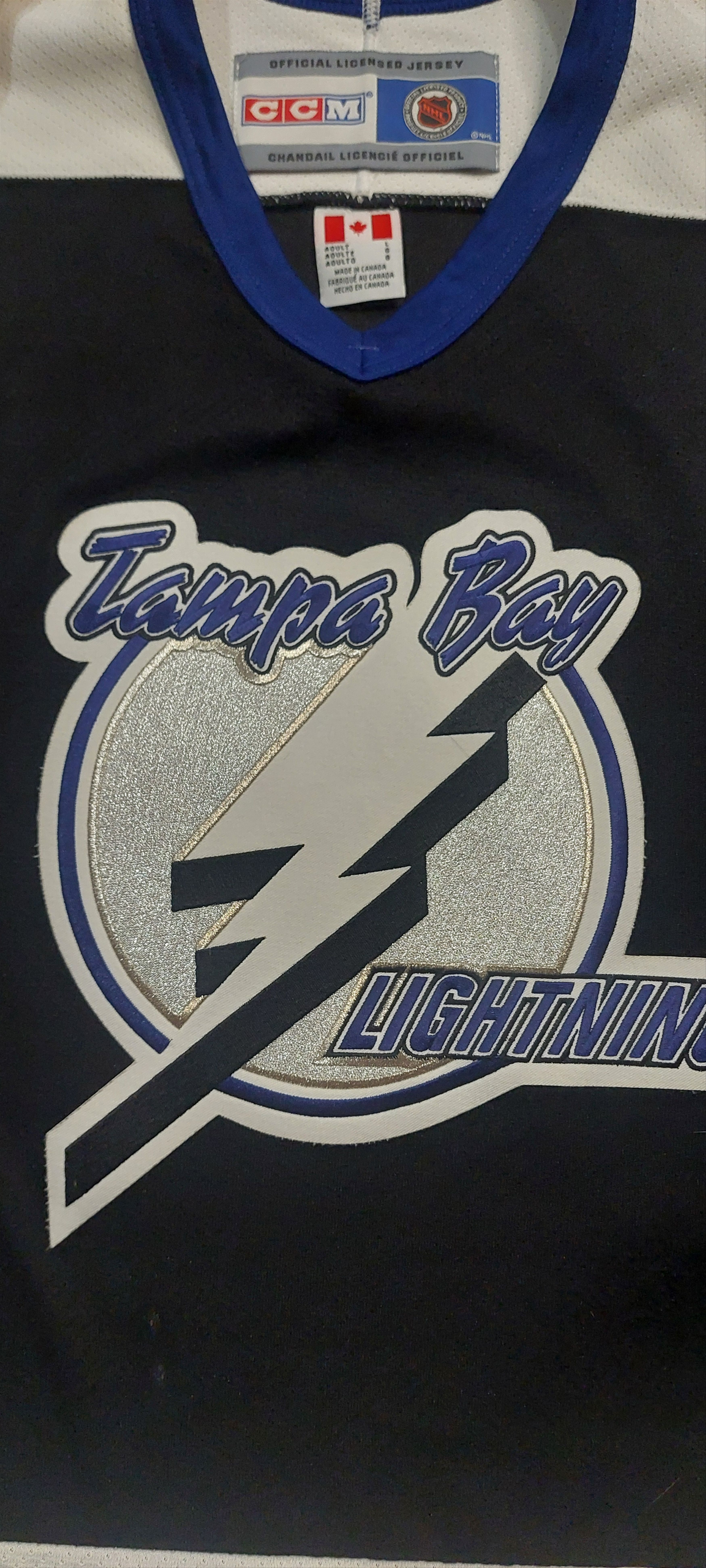 Ccm Authentic Tampa Bay Lightning Martin St Louis CCM MiC Jersey Size US L / EU 52-54 / 3 - 6 Thumbnail