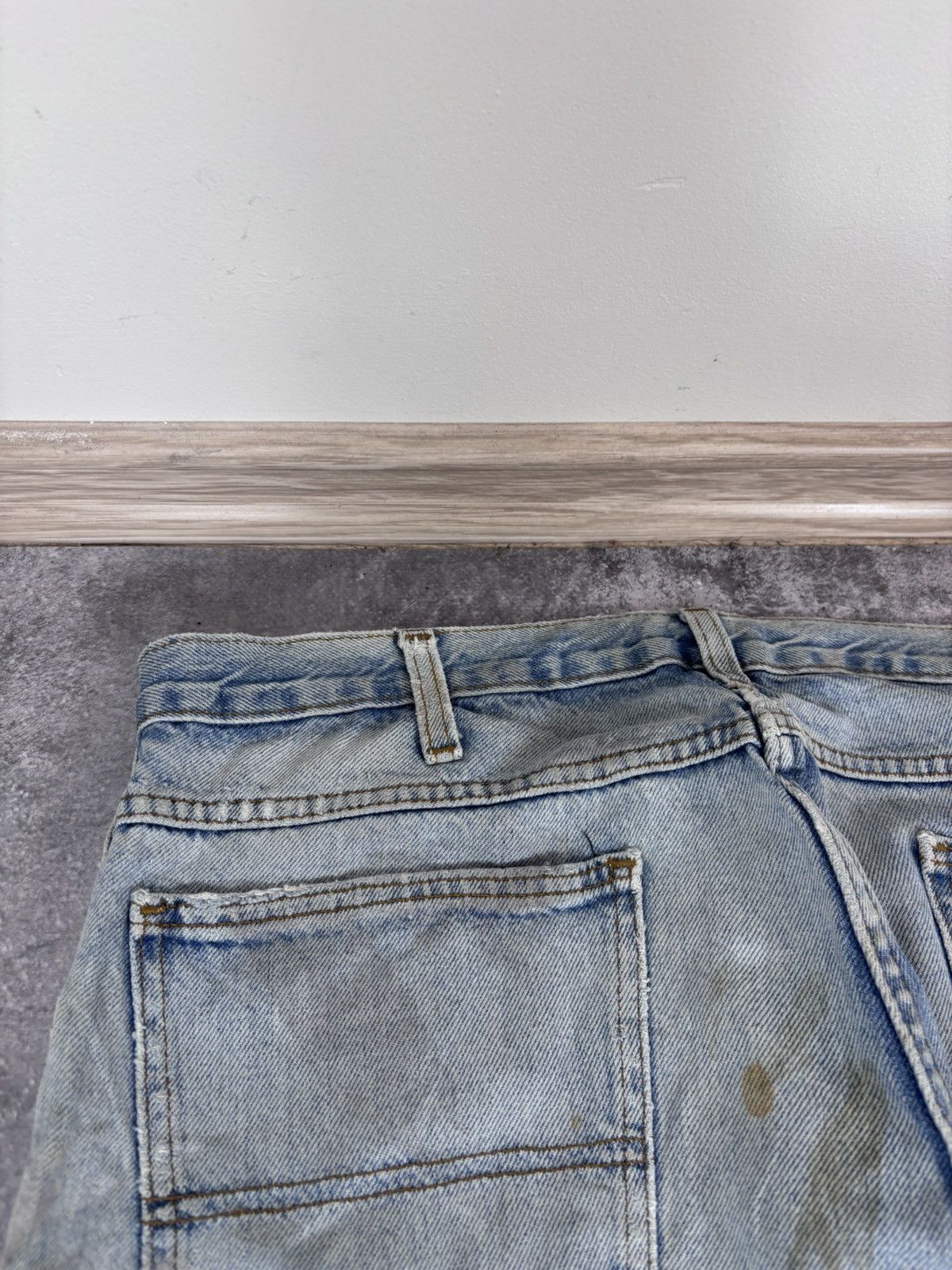 Dickies Dickies Men’s Denim Jeans Faded Light Blue Distressed Size US 38 / EU 54 - 8 Thumbnail