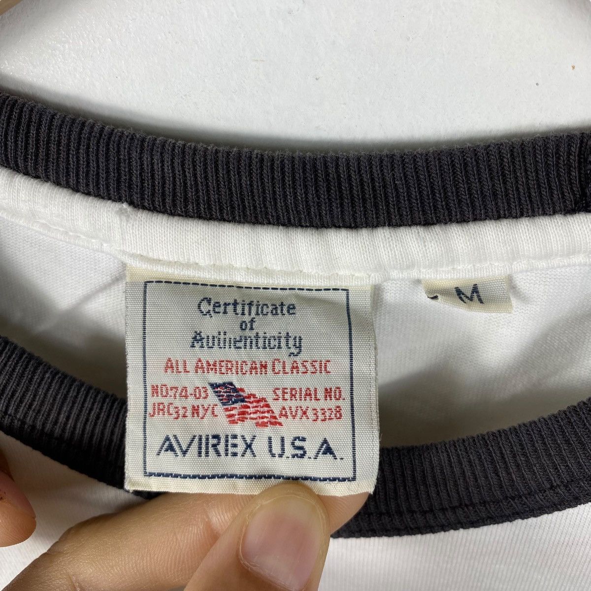 Avirex Vintage AVIREX Air National Guard Gulfport Raglan Tee Shirt Size US M / EU 48-50 / 2 - 6 Thumbnail