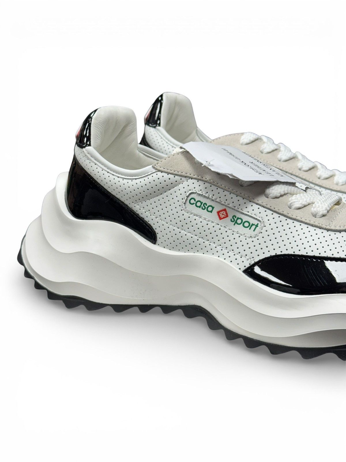 Casablanca Casablanca White Black Atlantis Sneaker Size US 11.5 / EU 44-45 - 2 Thumbnail
