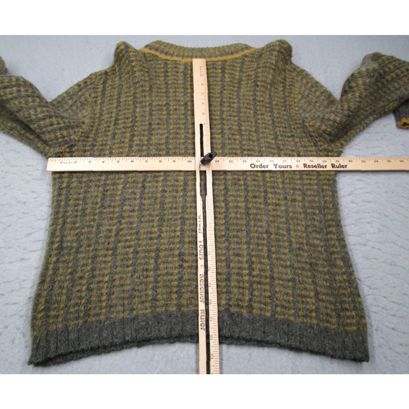 Vintage VINTAGE Abbey Hill Mens Medium Gray Shetland Wool Mohair Blend Pullover Sweater Size US M / EU 48-50 / 2 - 3 Thumbnail