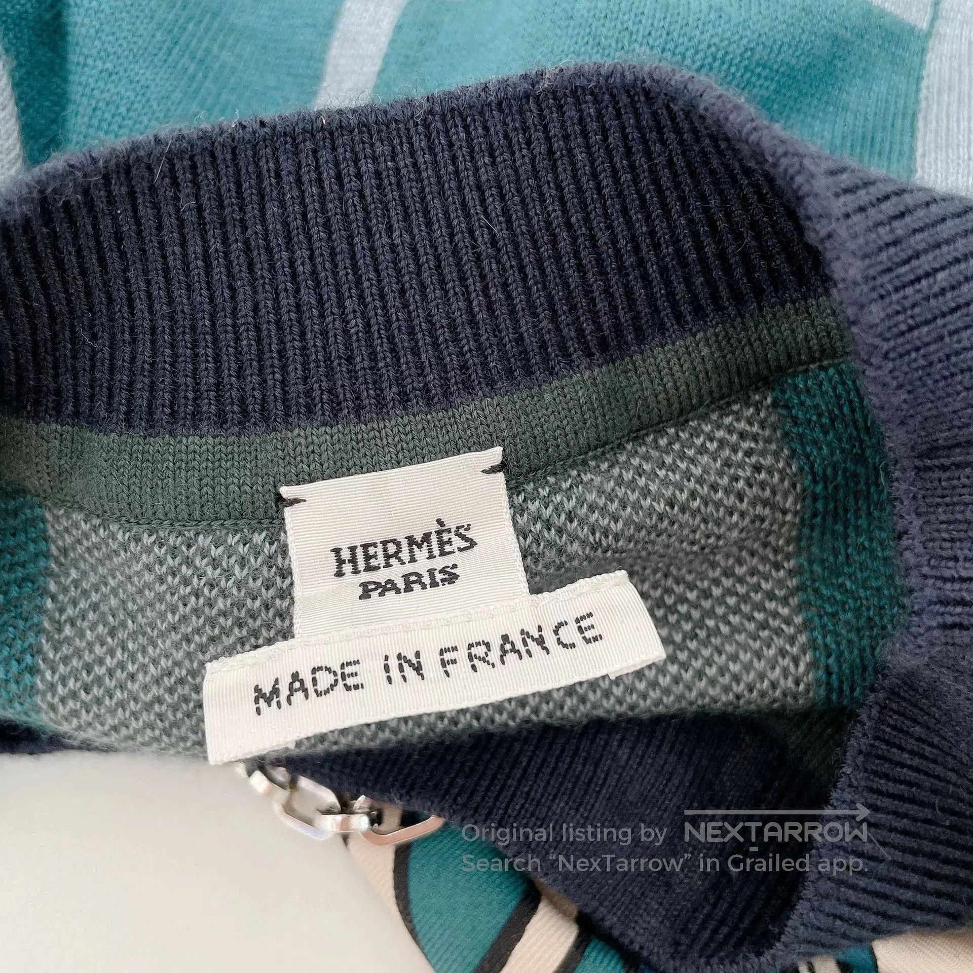 Hermes Hermes Green Printed Short Sleeve T. Size US S / EU 44-46 / 1 - 6 Thumbnail