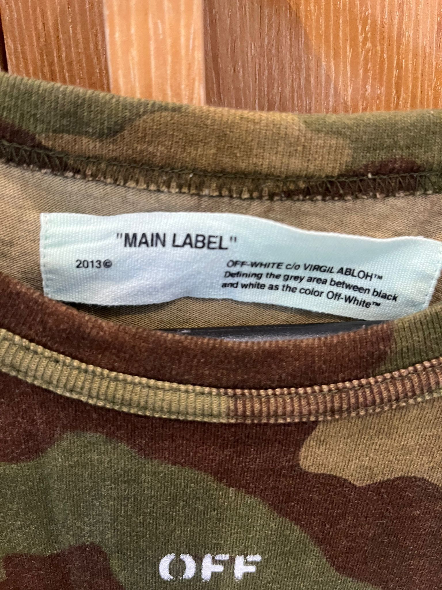 Off-White Camouflage T-shirt Size US S / EU 44-46 / 1 - 2 Thumbnail