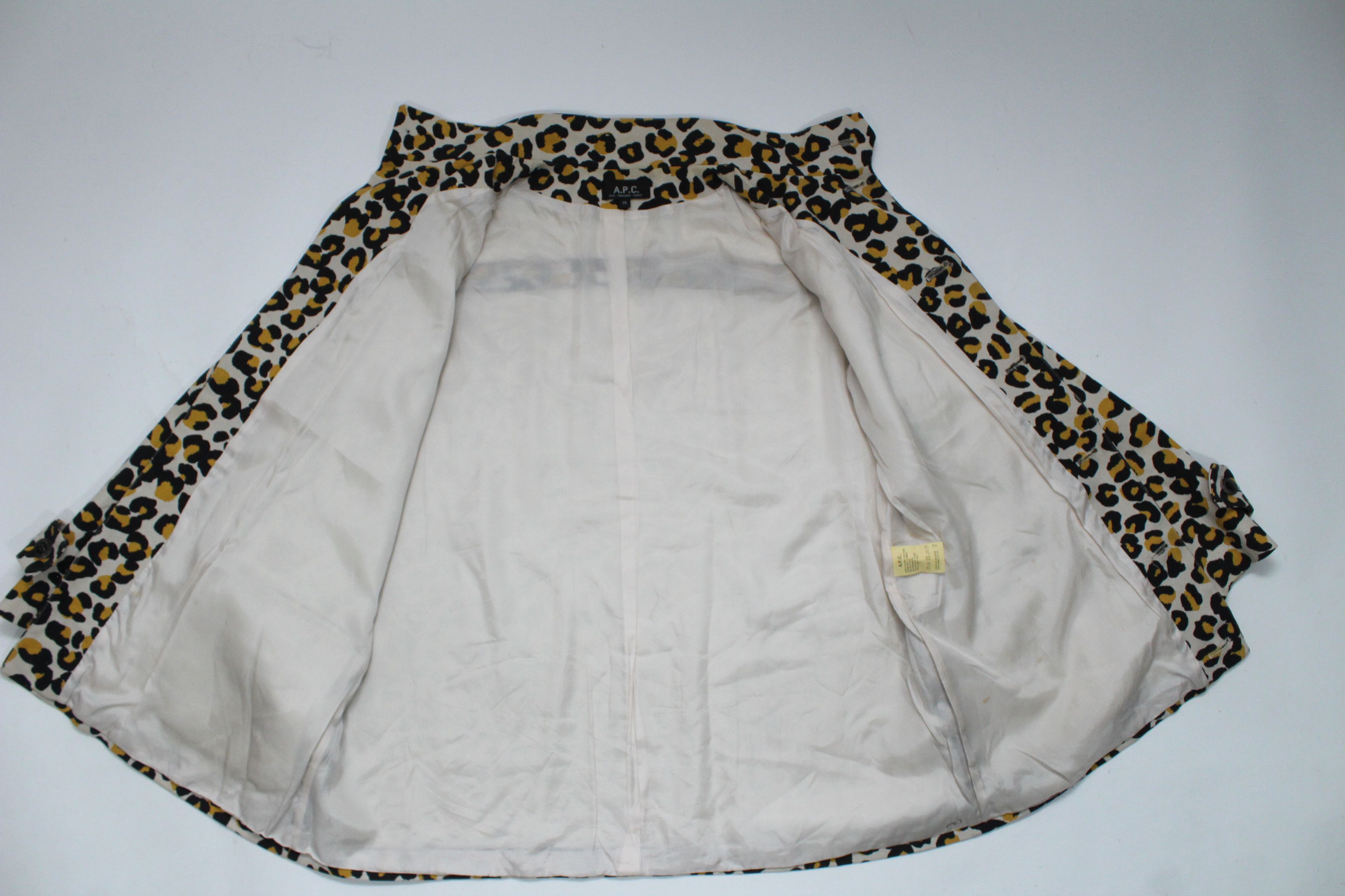 A.P.C. APC Leopard Print Jacket Blazer Size 38 Vintage Size XS / US 0-2 / IT 36-38 - 9 Thumbnail