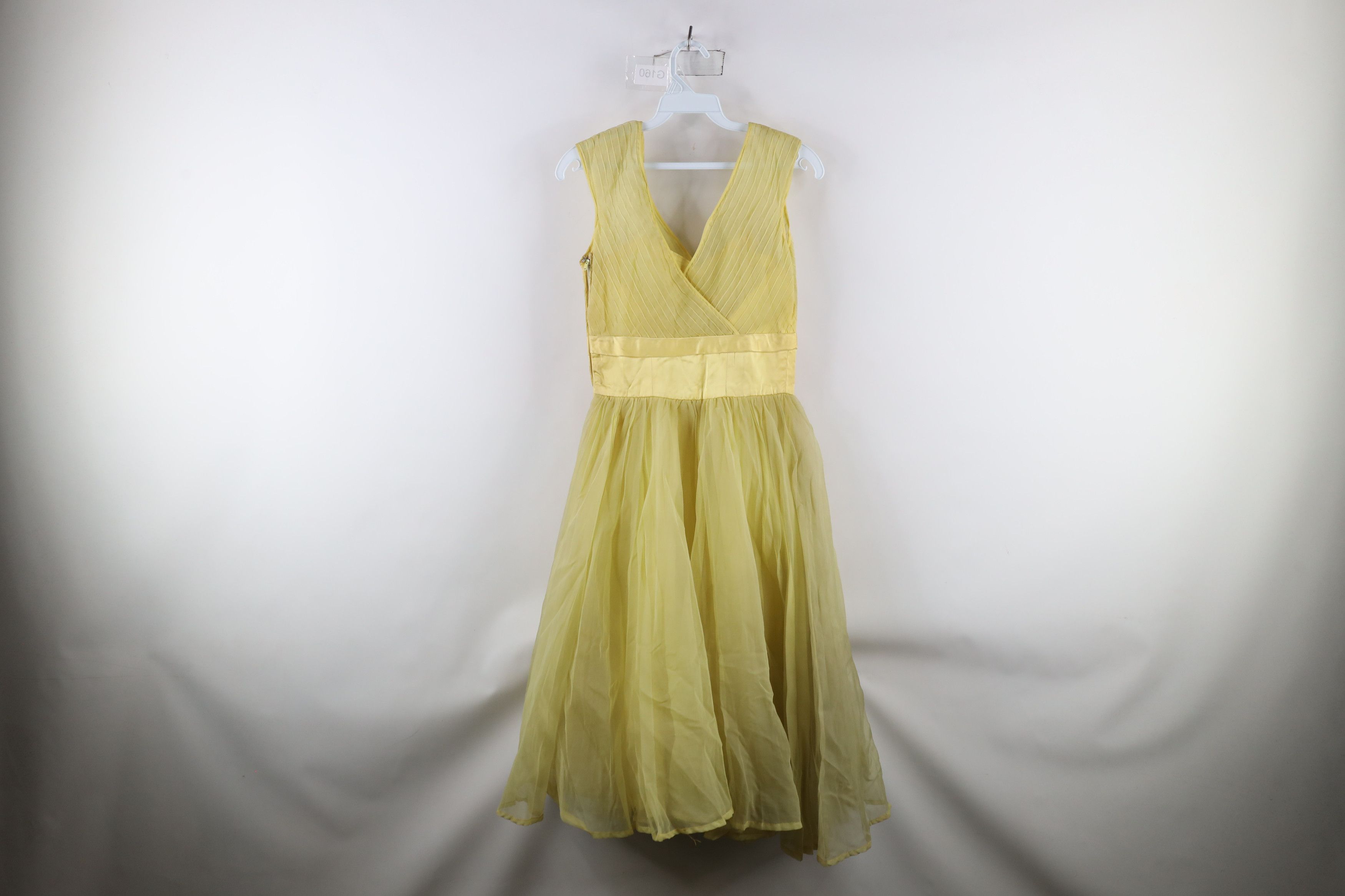 Vintage Vintage 50s Chiffon Cupcake Party Prom Dress Rockabilly Size S / US 4 / IT 40 - 11 Thumbnail