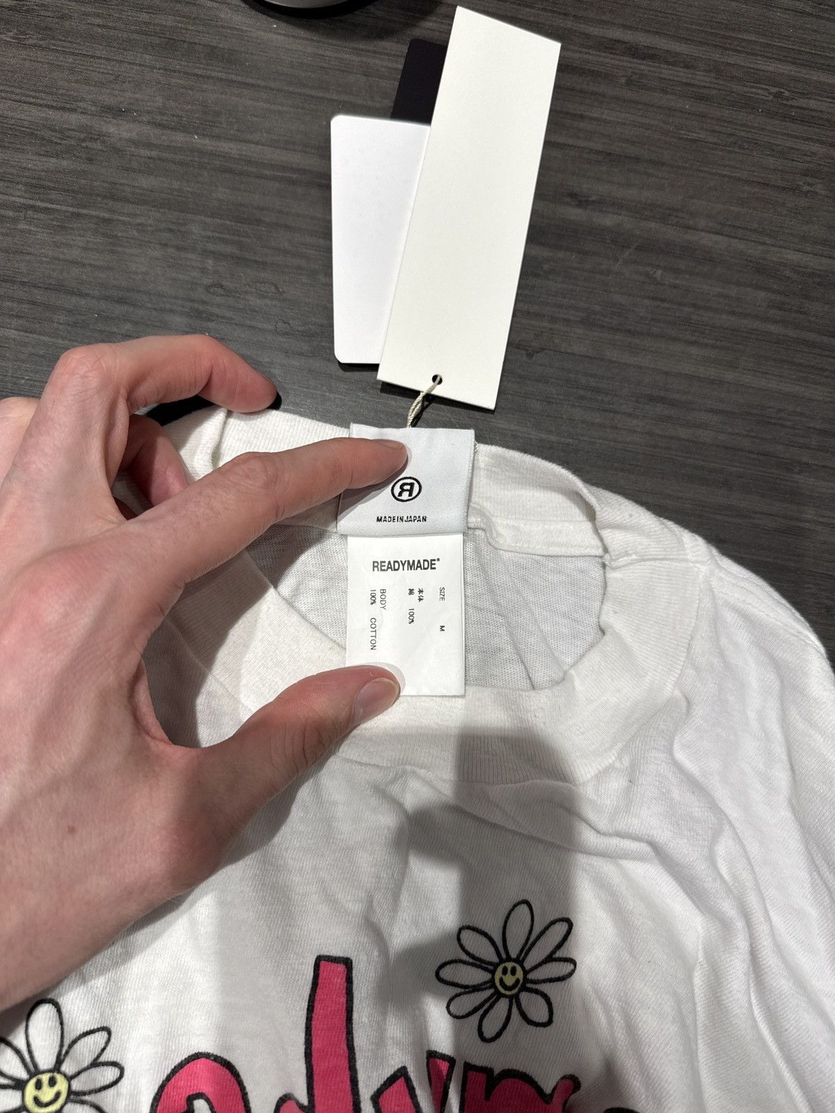 READYMADE Readymade Graphic Shirt White Size US M / EU 48-50 / 2 - 4 Thumbnail