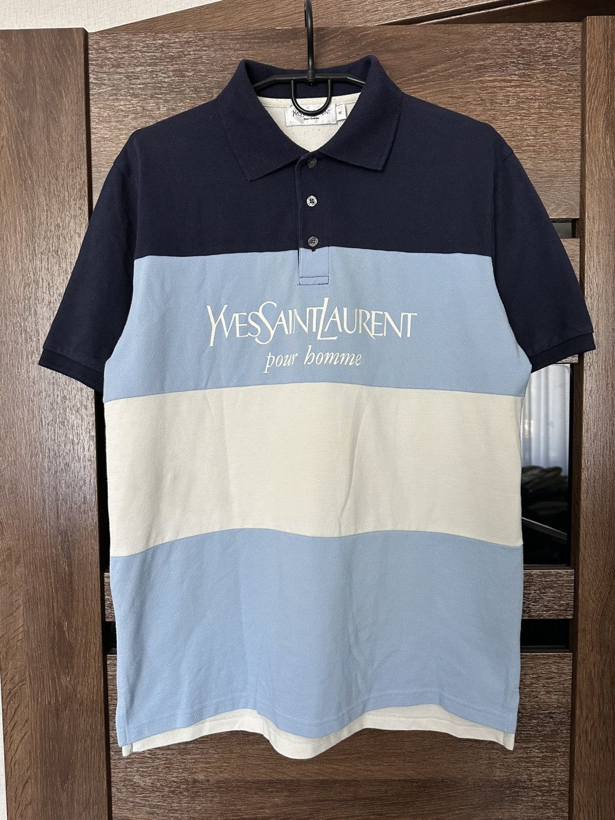 Yves Saint Laurent Yves Saint Laurent YSL Vintage Polo T-Shirt Big Logo Size US M / EU 48-50 / 2 - 3 Thumbnail
