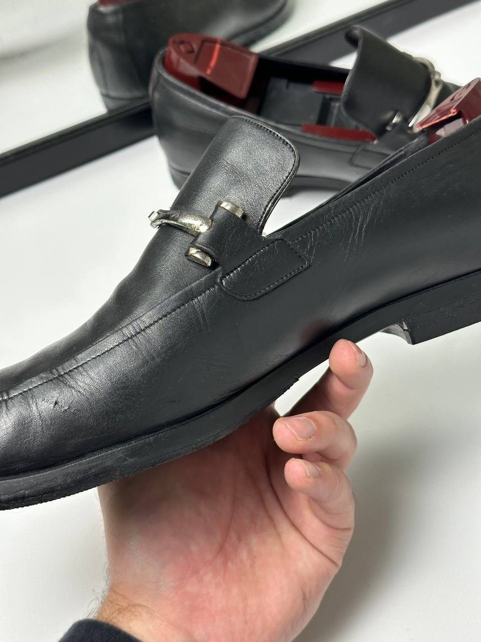 Gucci Gucci 00s By Tom Ford Horsebit Black Leather Loafer Size US 9 / EU 42 - 9 Thumbnail