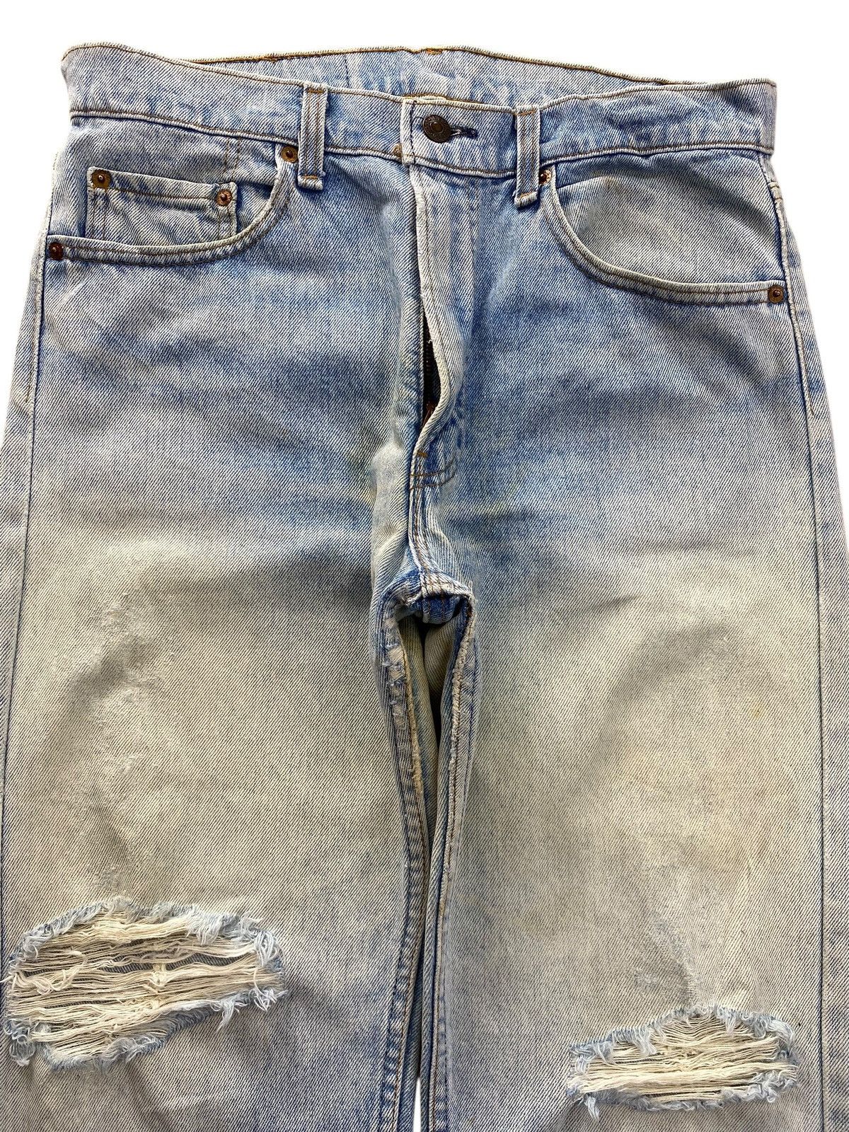 Levi's Levi’s Faded Wash Ripped Style Skinny Leg Jeans Size US 31 - 2 Thumbnail