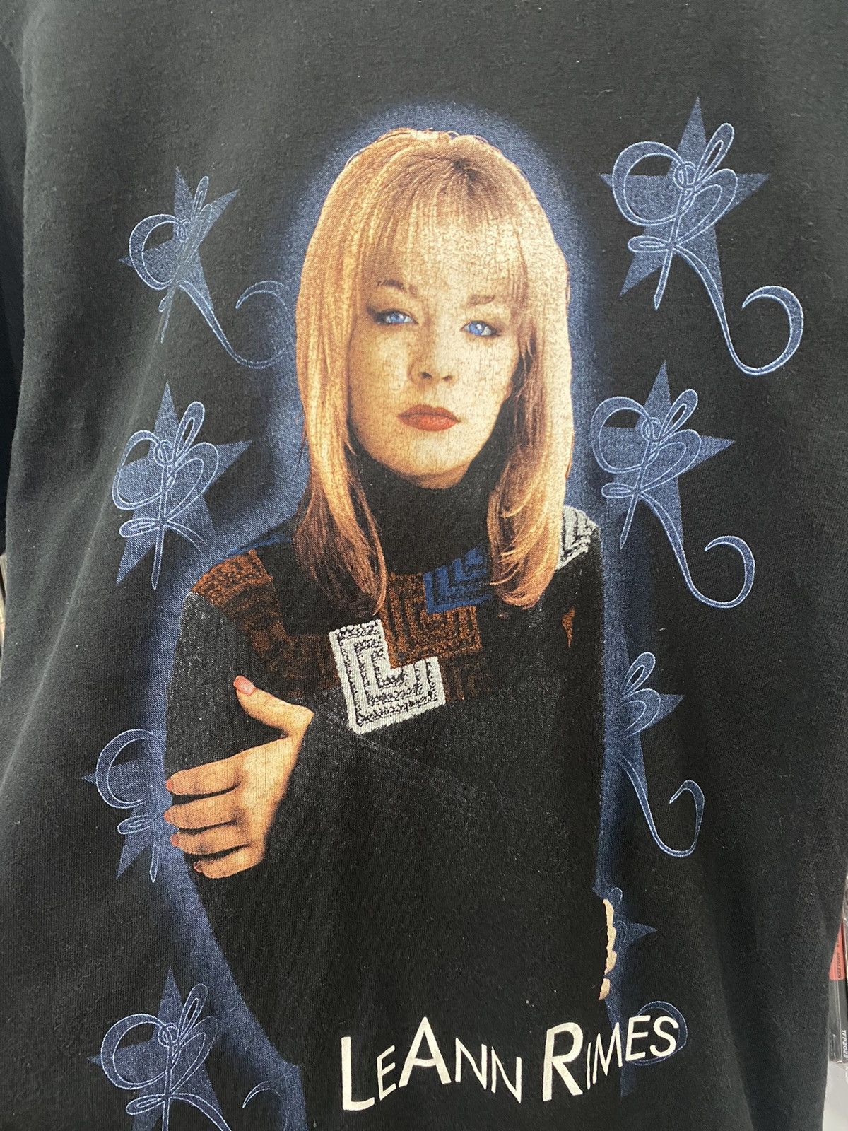 Band Tees ✅ VINTAGE 90s LeAnn Rimes Dance Pop Solo singer tee shirt Size US S / EU 44-46 / 1 - 3 Thumbnail